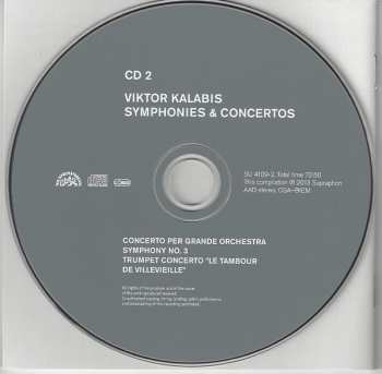 3CD Viktor Kalabis: Symphonies & Concertos