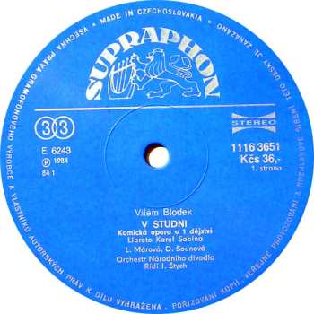 2LP/Caja Kühn Mixed Choir: V Studni / In The Well / (Opera In 1 Act), Zítek (Fragment)