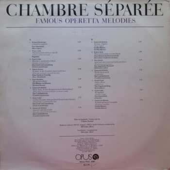 LP Viliam Farkaš: Chambre Séparée - Famous Operetta Melodies 