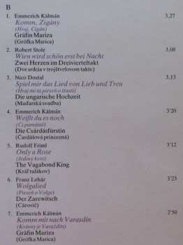 LP Viliam Farkaš: Chambre Séparée - Famous Operetta Melodies 