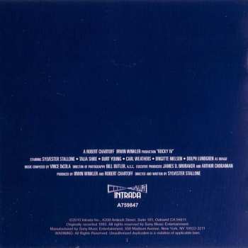 CD Vince DiCola: Rocky IV (Original Motion Picture Score)