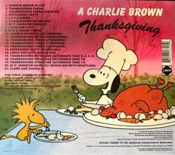 CD Vince Guaraldi: A Charlie Brown Thanksgiving (Original Soundtrack Recording)