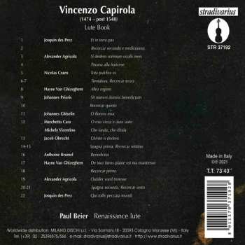 CD Vincenzo Capirola: Il Piu Bel Secreto Et Arte