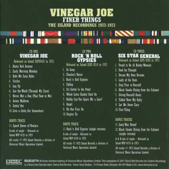 3CD/Caja Vinegar Joe: Finer Things (The Island Recordings 1972-1973)