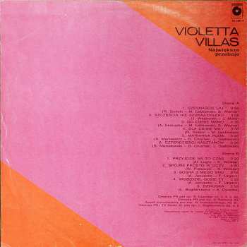 LP Violetta Villas: Największe Przeboje