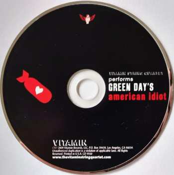 CD The Vitamin String Quartet: Vitamin String Quartet Performs Green Day's American Idiot