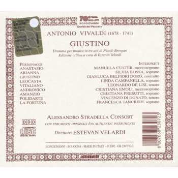 4CD/Caja Antonio Vivaldi: Giustino