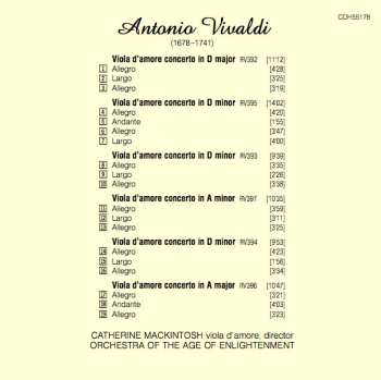 CD Antonio Vivaldi: Viola D'amore Concertos