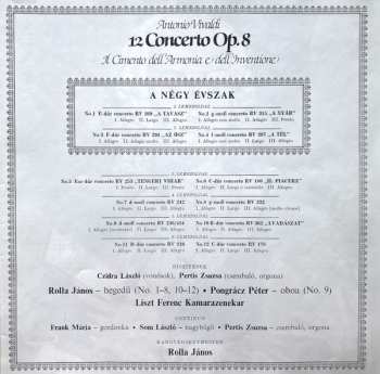 3LP/Caja Antonio Vivaldi: 12 Concerti Op.8 - Il Cimento Dell' Armonia E Dell' Inventione Including "The Four Seasons"