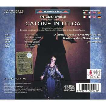 2CD/Caja Antonio Vivaldi: Catone In Utica
