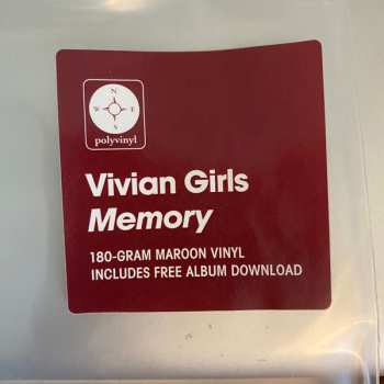 LP Vivian Girls: Memory CLR | LTD