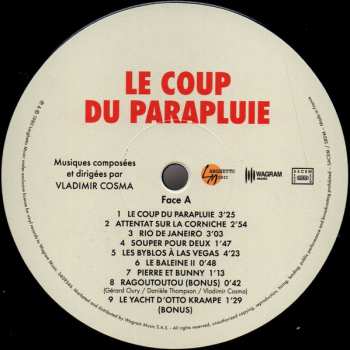 LP Vladimir Cosma: Le Coup Du Parapluie (Bande Originale Du Film De Gérard Oury)