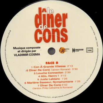 LP Vladimir Cosma: Le Dîner De Cons
