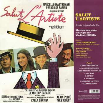 LP Vladimir Cosma: Le Grand Blond Avec Une Chaussure Noire / Salut L'Artiste