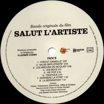 LP Vladimir Cosma: Le Grand Blond Avec Une Chaussure Noire / Salut L'Artiste