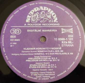LP Vladimir Horowitz: Horowitz V Moskvě