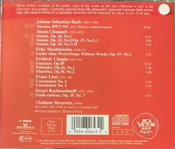 CD Vladimir Horowitz: The Private Collection, Vol. 1