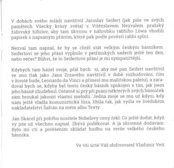 CD Vladimír Veit: Milenci Ve Sněhu