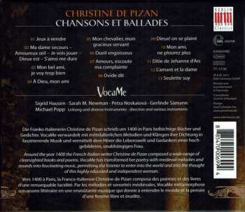 CD VocaMe: Christine De Pizan (Chansons Et Ballades)