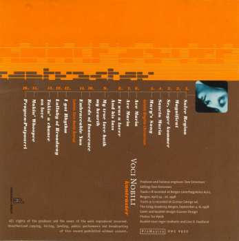 CD Voci Nobili: Kontraster