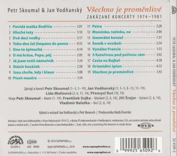 CD Vodňanský & Skoumal: Všechno Je Proměnlivé - Zakázané Koncerty 1974-1981