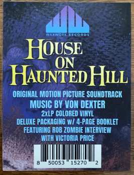2LP Von Dexter: House On Haunted Hill (Original Motion Picture Soundtrack) CLR