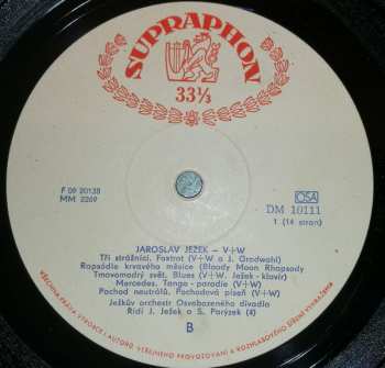 7LP/Caja Voskovec + Werich: Jaroslav Ježek - V + W (7x10" + BOX + BOOKLET)