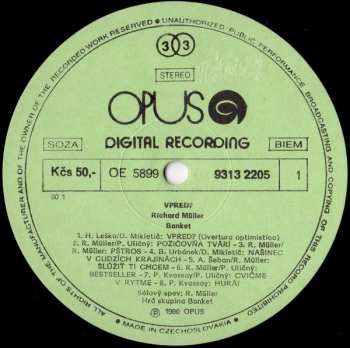 LP Richard Müller: Vpred?