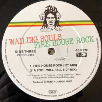 2LP Wailing Souls: Fire House Rock