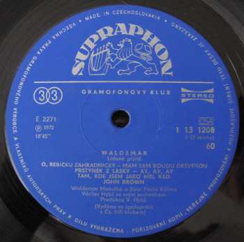 LP Waldemar Matuška: Lidové Písně