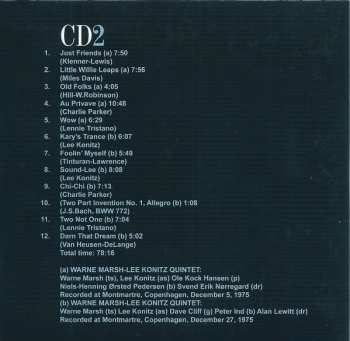 4CD/Caja Lee Konitz: Two Not One