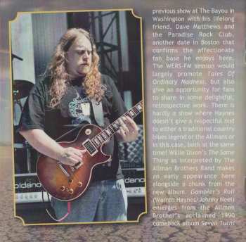 2CD Warren Haynes: Live At Emerson College Boston November '93