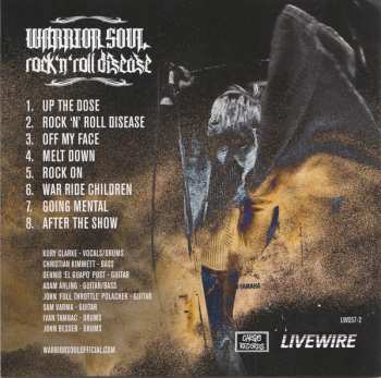 CD Warrior Soul: Rock 'N' Roll Disease