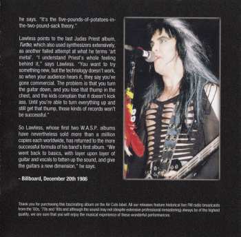 CD W.A.S.P.: Live In Japan 1986