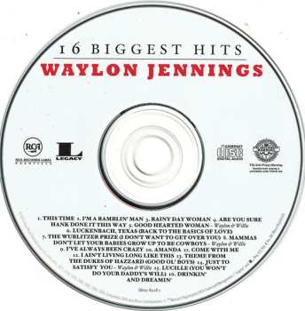 CD Waylon Jennings: 16 Biggest Hits