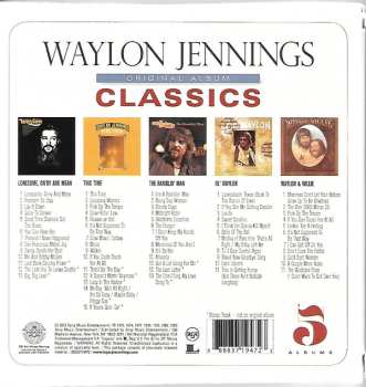 5CD/Caja Waylon Jennings: Original Album Classics