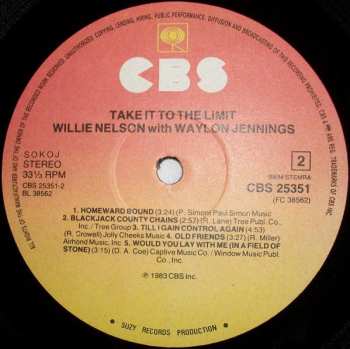 LP Waylon Jennings & Willie Nelson: Take It To The Limit
