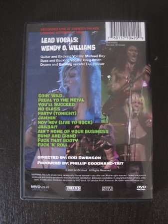 DVD Wendy O. Williams: Live (And Fucking Loud) From London