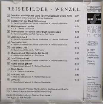 CD Hans-Eckardt Wenzel: Reisebilder