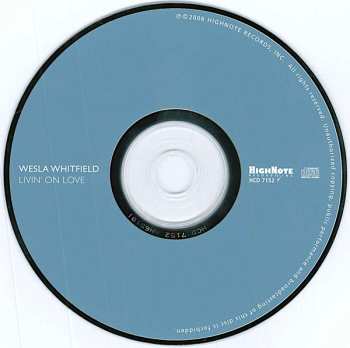 CD Wesla Whitfield: Livin' On Love