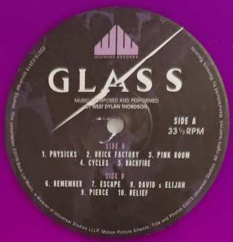 2LP West Dylan Thordson: Glass (Original Motion Picture Soundtrack) CLR
