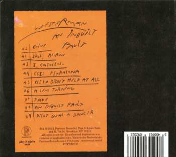 CD Westerman: An Inbuilt Fault