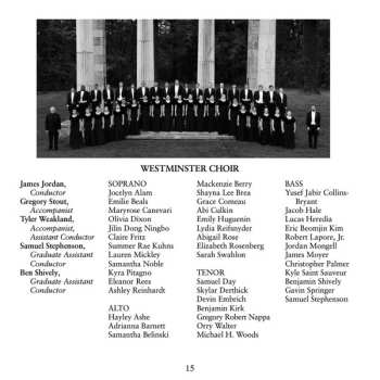 CD Westminster Choir: Serenity Of Soul