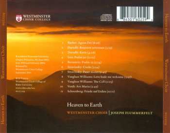 CD Westminster Choir: Heaven to Earth