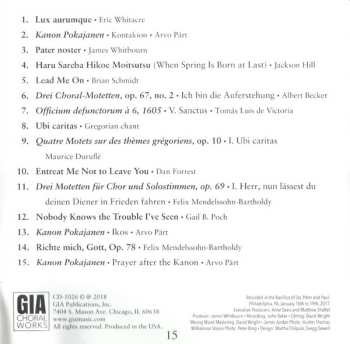 CD Westminster Williamson Voices: Silence Into Light