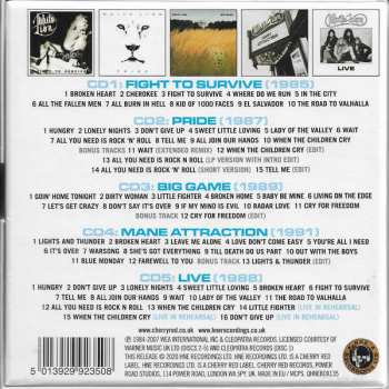 5CD/Caja White Lion: All You Need Is Rock 'N' Roll: The Complete Albums 1985-1991 LTD