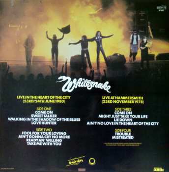 2LP Whitesnake: Live... In The Heart Of The City