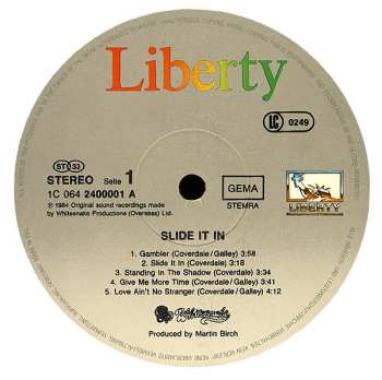 LP Whitesnake: Slide It In