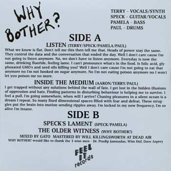 SP Why Bother?: You Are Part Of The Experiment