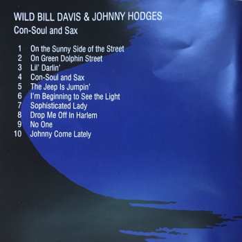 CD Johnny Hodges: Con-Soul & Sax